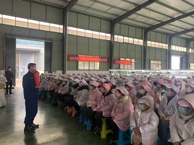 政务服企 | 安顺普定消防到全成电子厂开展消防安全培训